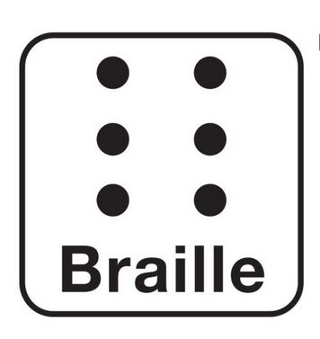 znak jezyk Braille'a