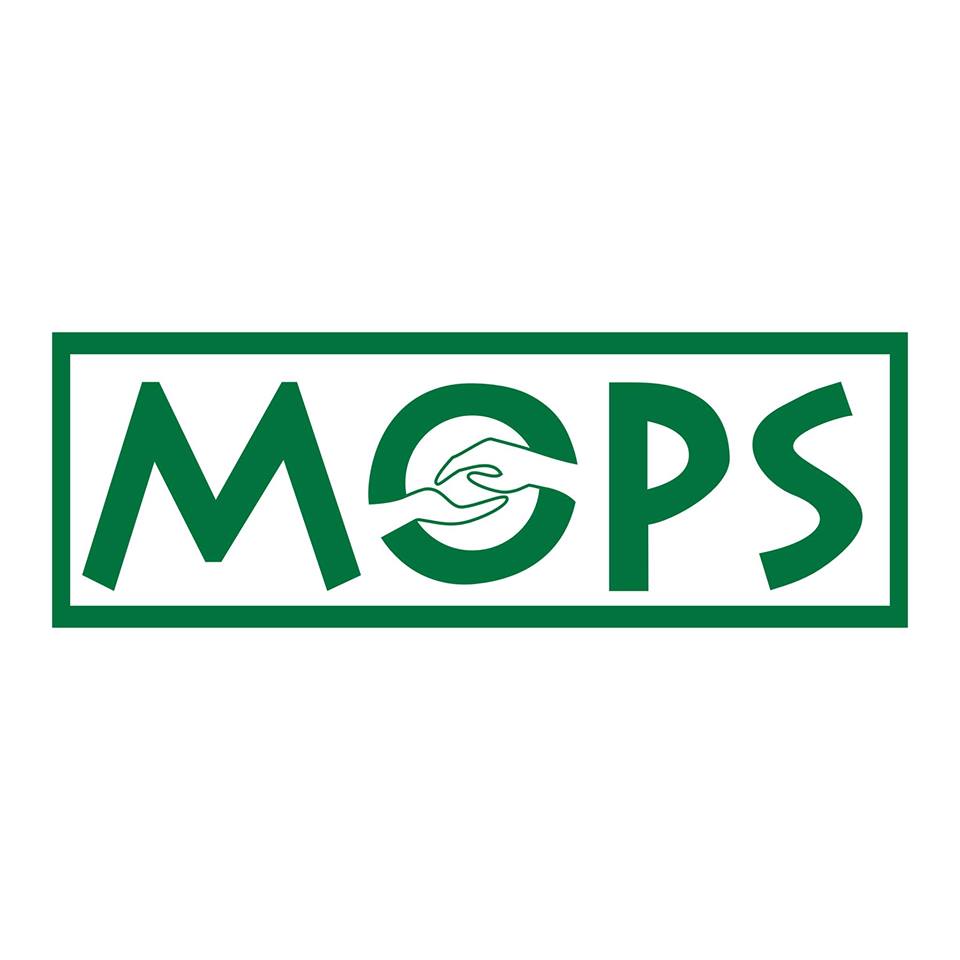 logo mops - napis MOPS